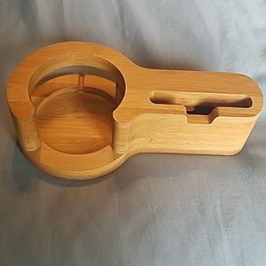 Bamboo Charging Station - iPhone and Amazon Echo
